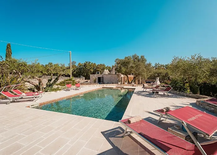 Private Trulli Retreat With Pool Near - Trulli Serena Βίλα