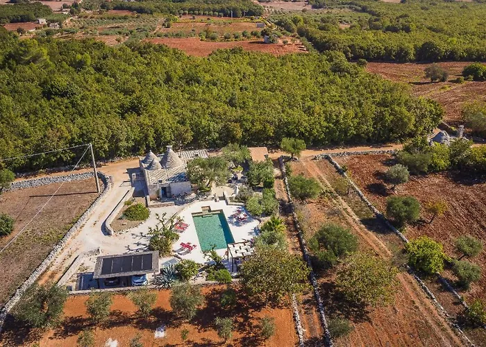 Private Trulli Retreat With Pool Near - Trulli Serena Villa *